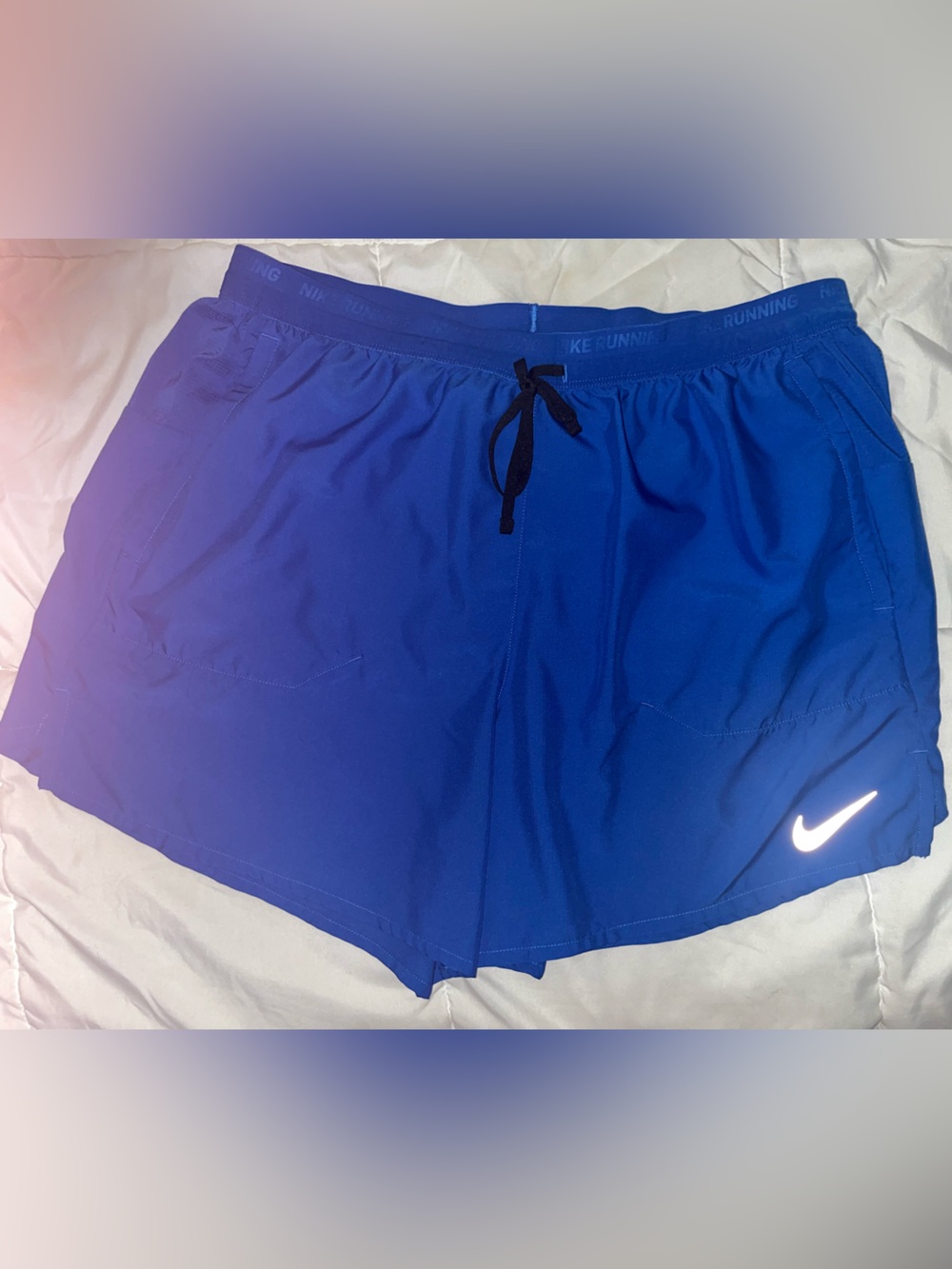 Men's Blue Running Shorts
